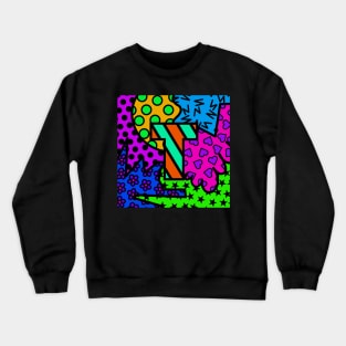 Alphabet Series - Letter T - Bright and Bold Initial Letters Crewneck Sweatshirt